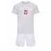 Dánsko Pierre-Emile Hojbjerg #23 Dětské Oblečení Venkovní Dres MS 2022 Krátkým Rukávem (+ trenýrky)